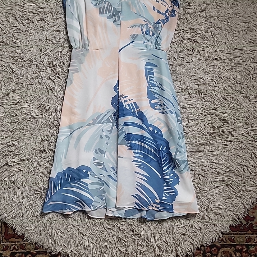 Reiss Dress Tropical Botanical Vacation Resort Travel Summer Spring Wedding 4 - Picture 6 of 12